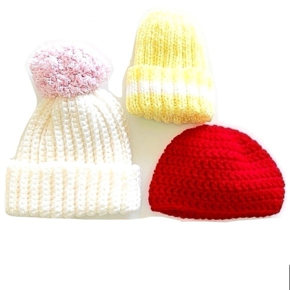 5 for $25!  Baby Beanie! - Hand Crocheted! - Picture 3 of 3